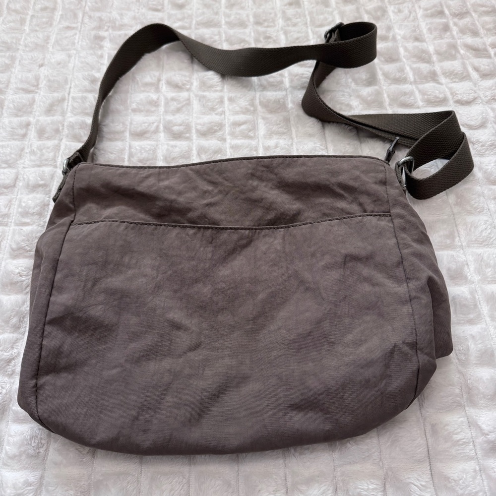 Kipling Bailey Brown Crossbody Messenger Shoulder Bag ~ Nylon Travel Everyday - Picture 4 of 9